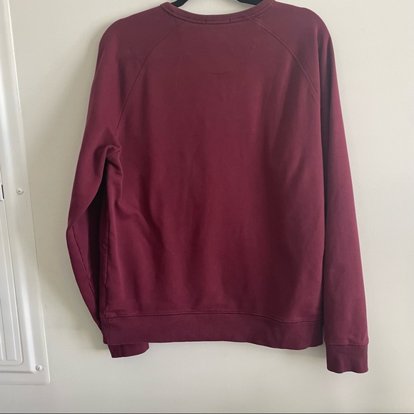 Brooks Brothers Crew Neck Sweater Maroon L Vintage Aesthetic - Picture 3 of 8